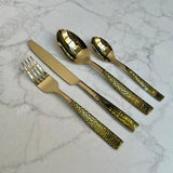 Cubiertos Martelo Champagne (Set 20 piezas/4 personas) - Arantimx