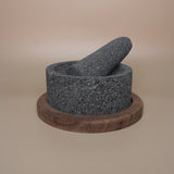 Molcajete Piedra/Madera - Arantimx