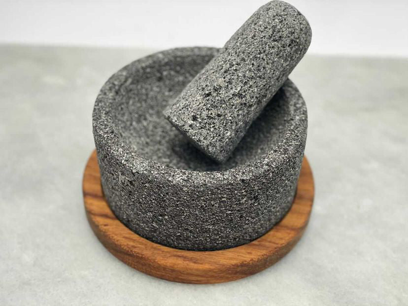 Molcajete Piedra/Madera - Arantimx