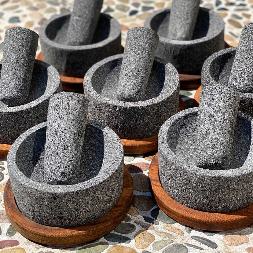 Molcajete Piedra/Madera - Arantimx