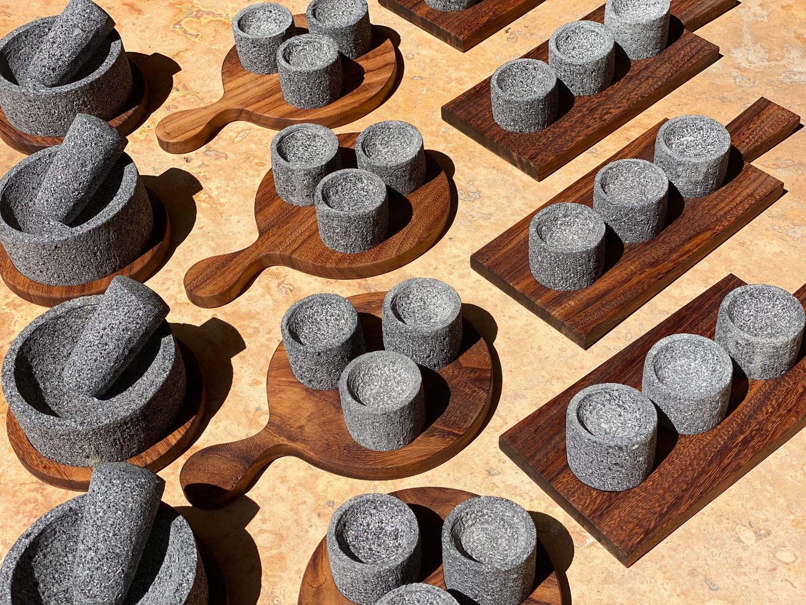 Molcajete Piedra/Madera - Arantimx