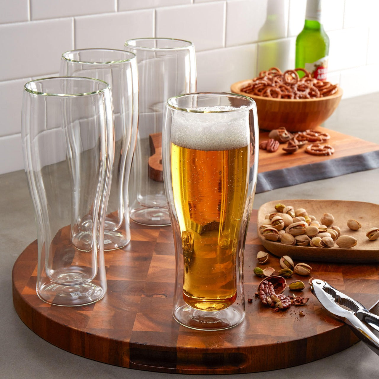 Vaso Cerveza Doble Pared (Set 6 Piezas) - Arantimx