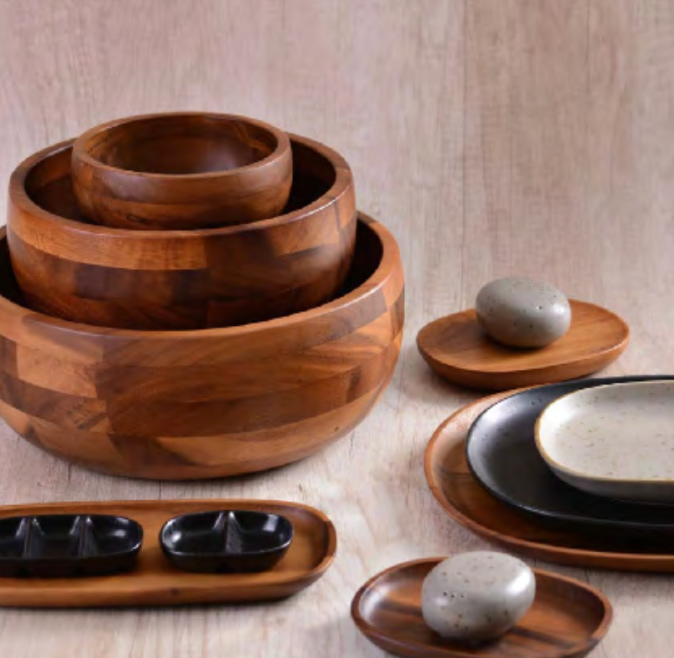 Acacia Salad Bowls - Arantimx