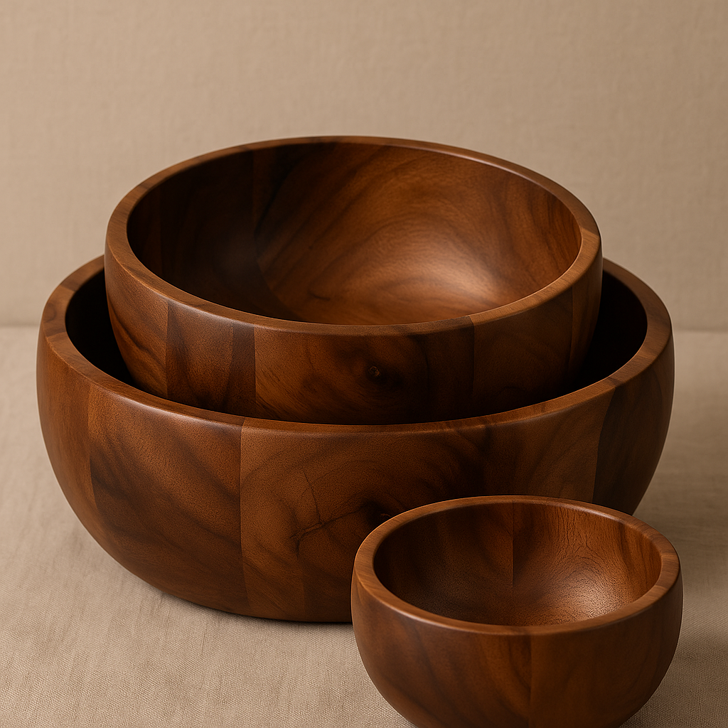 Acacia Salad Bowls - Arantimx