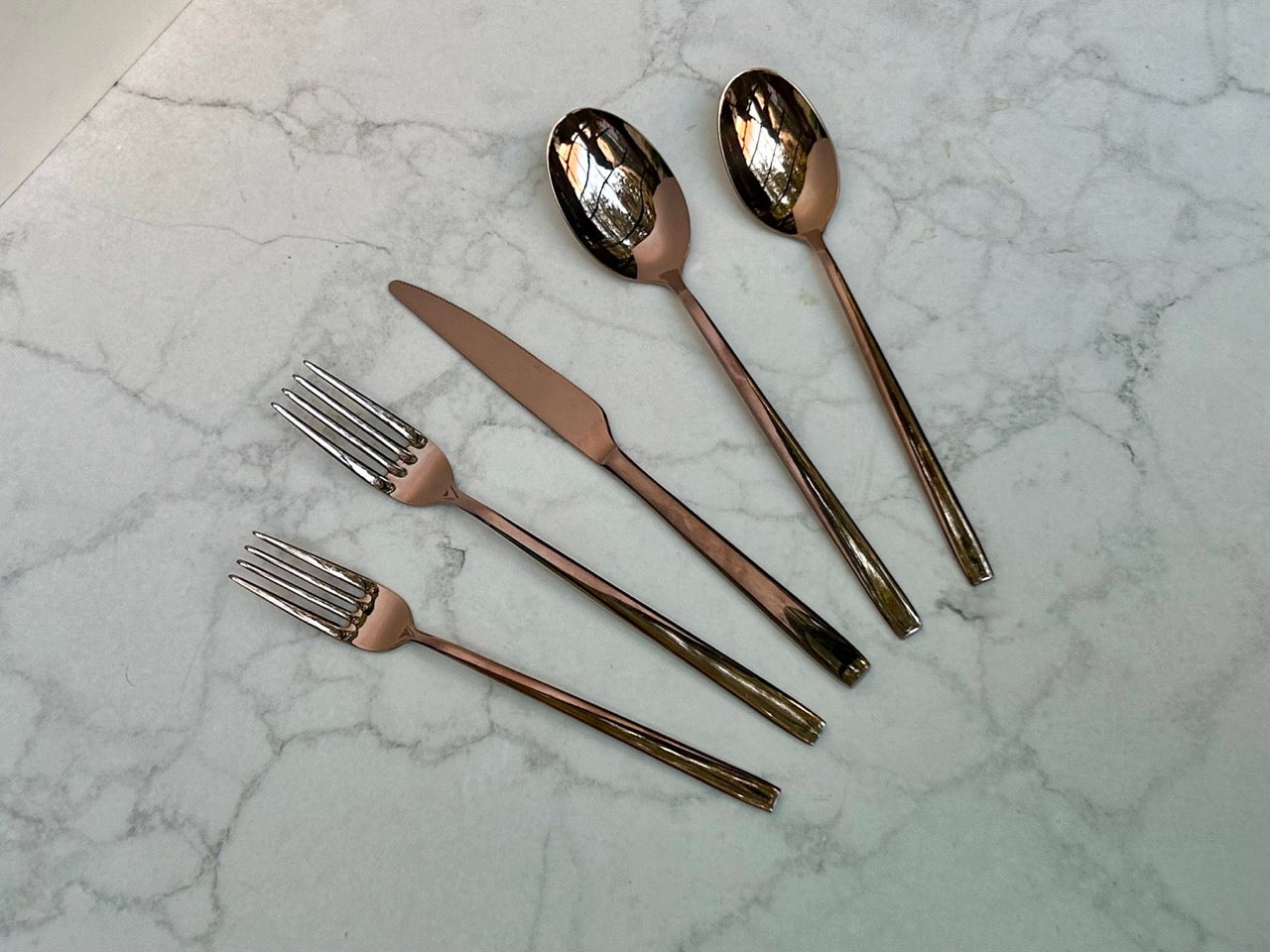 Cubiertos Infinito Copper (Set 20 piezas/4 personas) - Arantimx