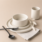 Vajilla Nordic White (Set 12 Piezas/4 Personas) - Arantimx