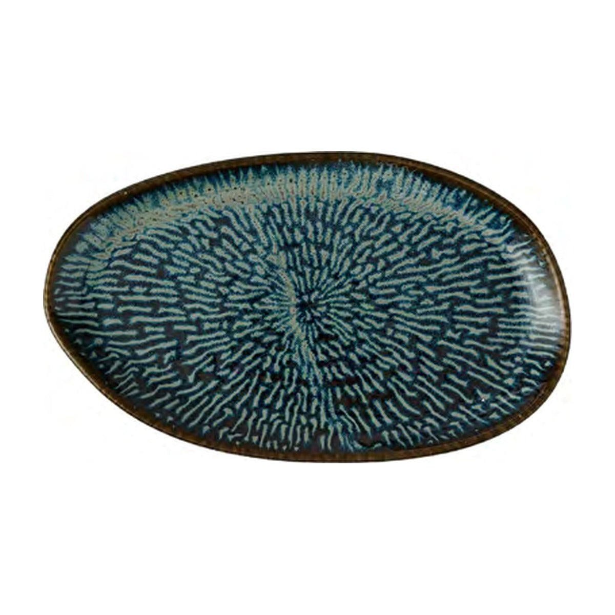 Vajilla Cascade — Plato Oval 22 x 13 cm