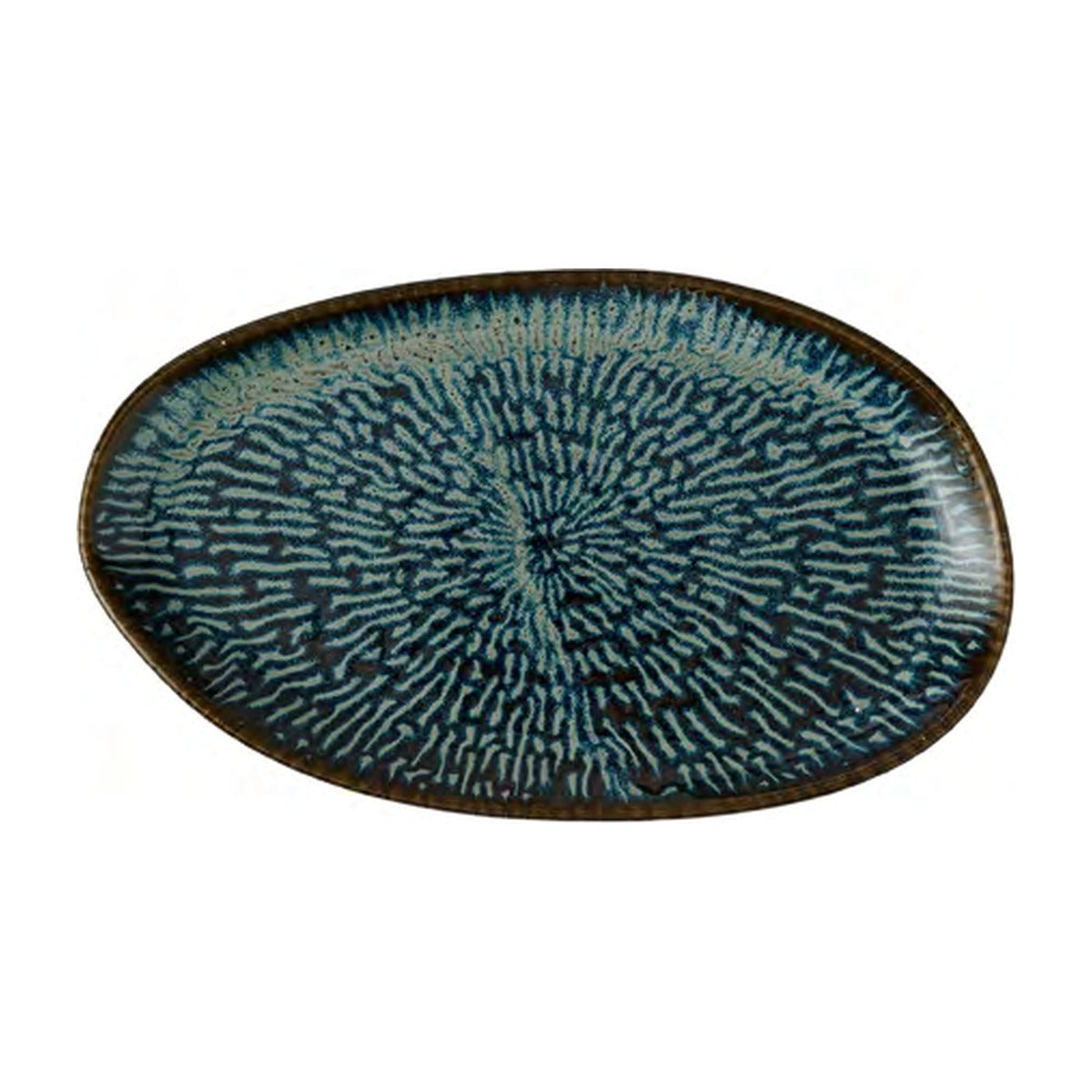 Vajilla Cascade — Plato Oval 26 x 15 cm