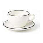 Tazas Modest Coffee Bar — Taza 9 oz con Plato