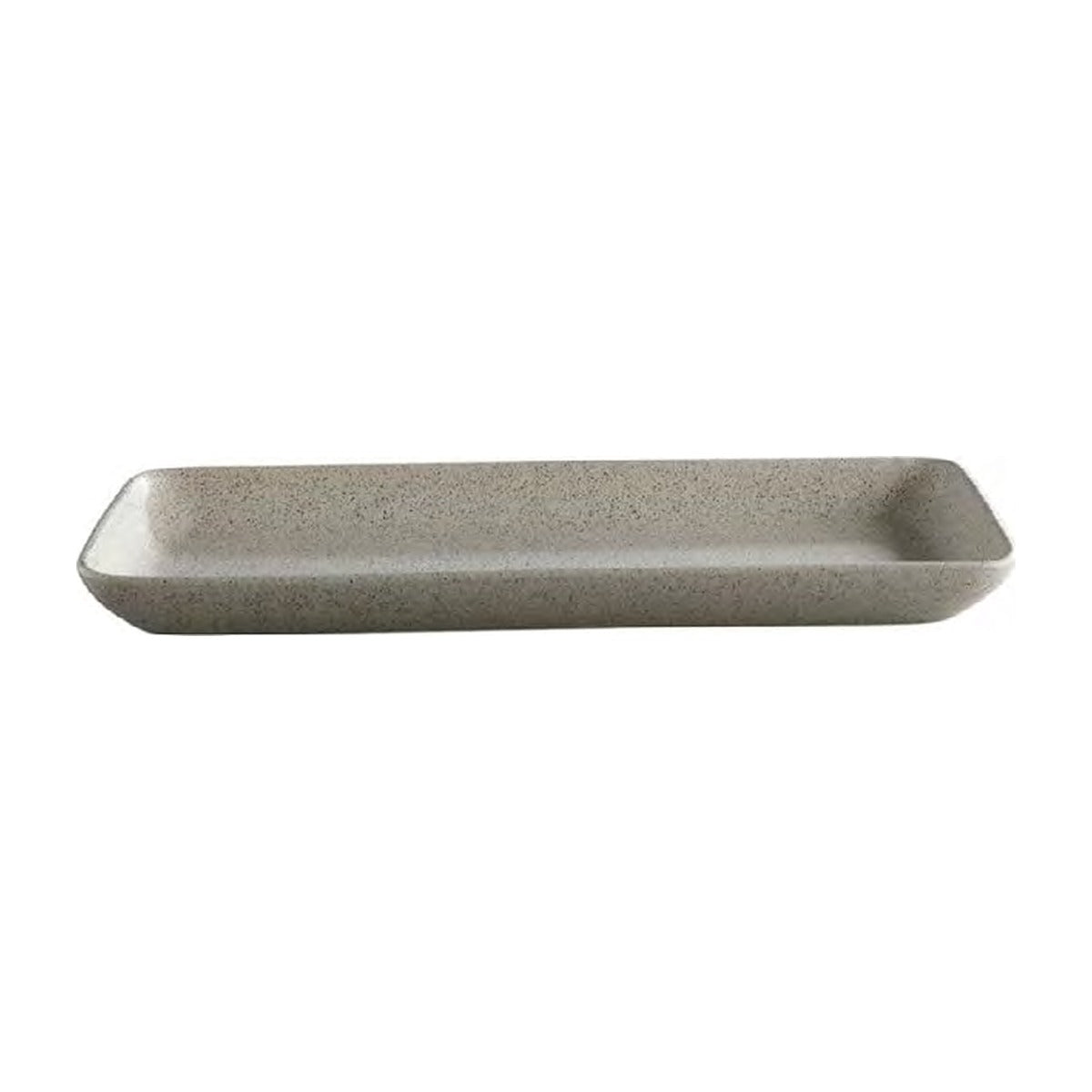 Platón Rectangular Rustic Moon REVOL — Platón 36 x 14 cm