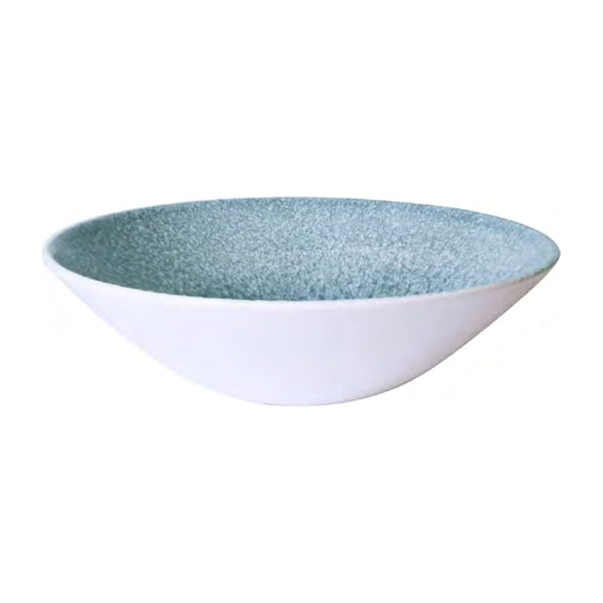 Vajilla Blue Raku — Bowl Sopa 15 oz + Plato Pan 16 cm (4 pz)