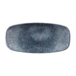 Vajilla Blue Raku — Plato Rectangular 27 x 13 cm